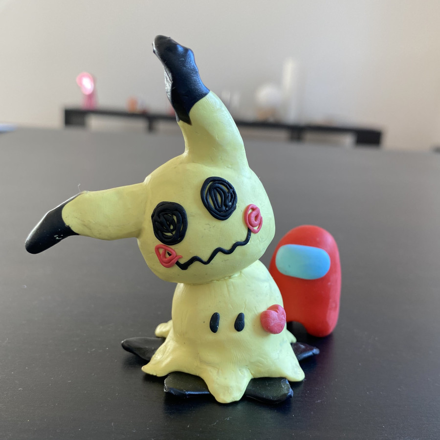 Mimikyu, polymer clay