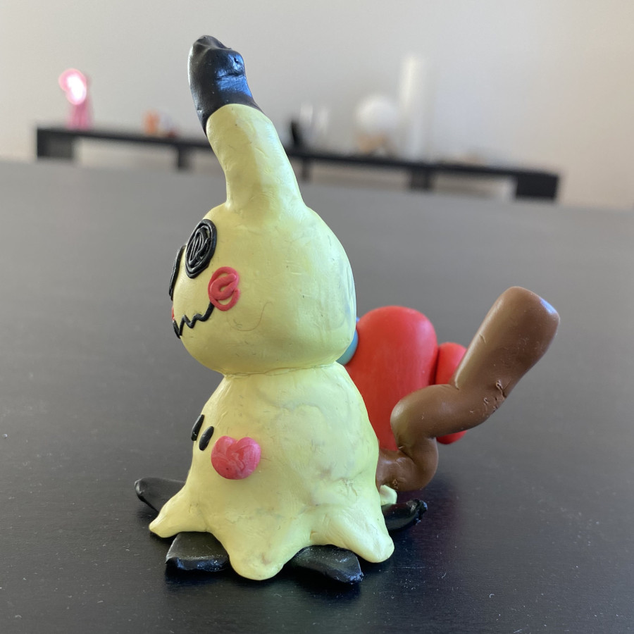 Mimikyu, polymer clay