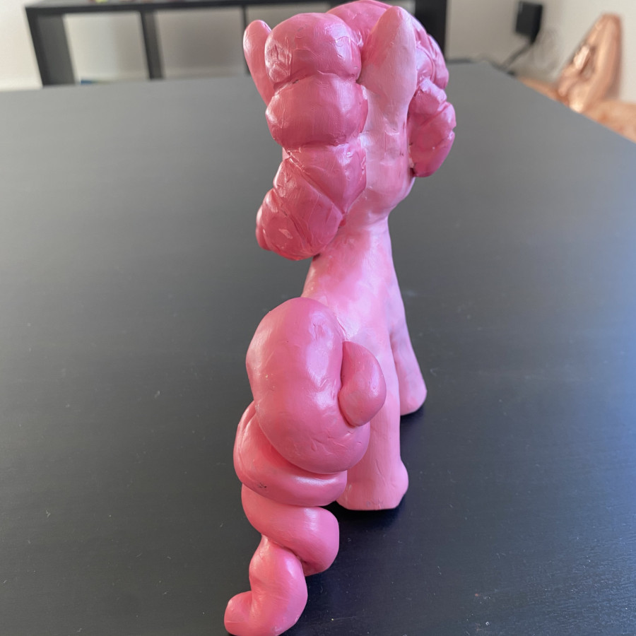 Pinkie pie, polymer clay